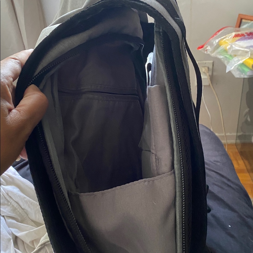 Gray Backpack for Men - Picture 3 of 4